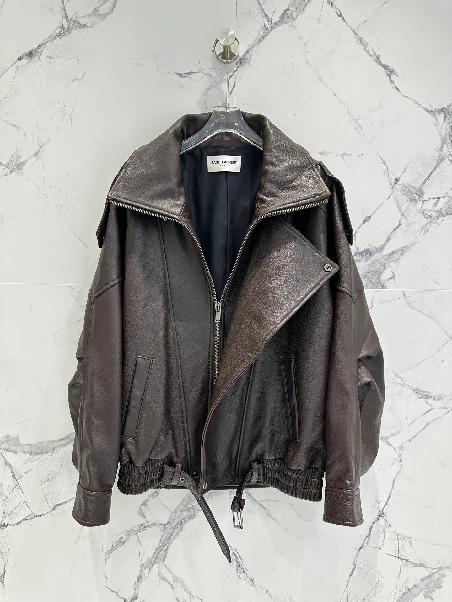 Кожаные Куртки И Дублёнки Женские Saint Laurent 11484161
