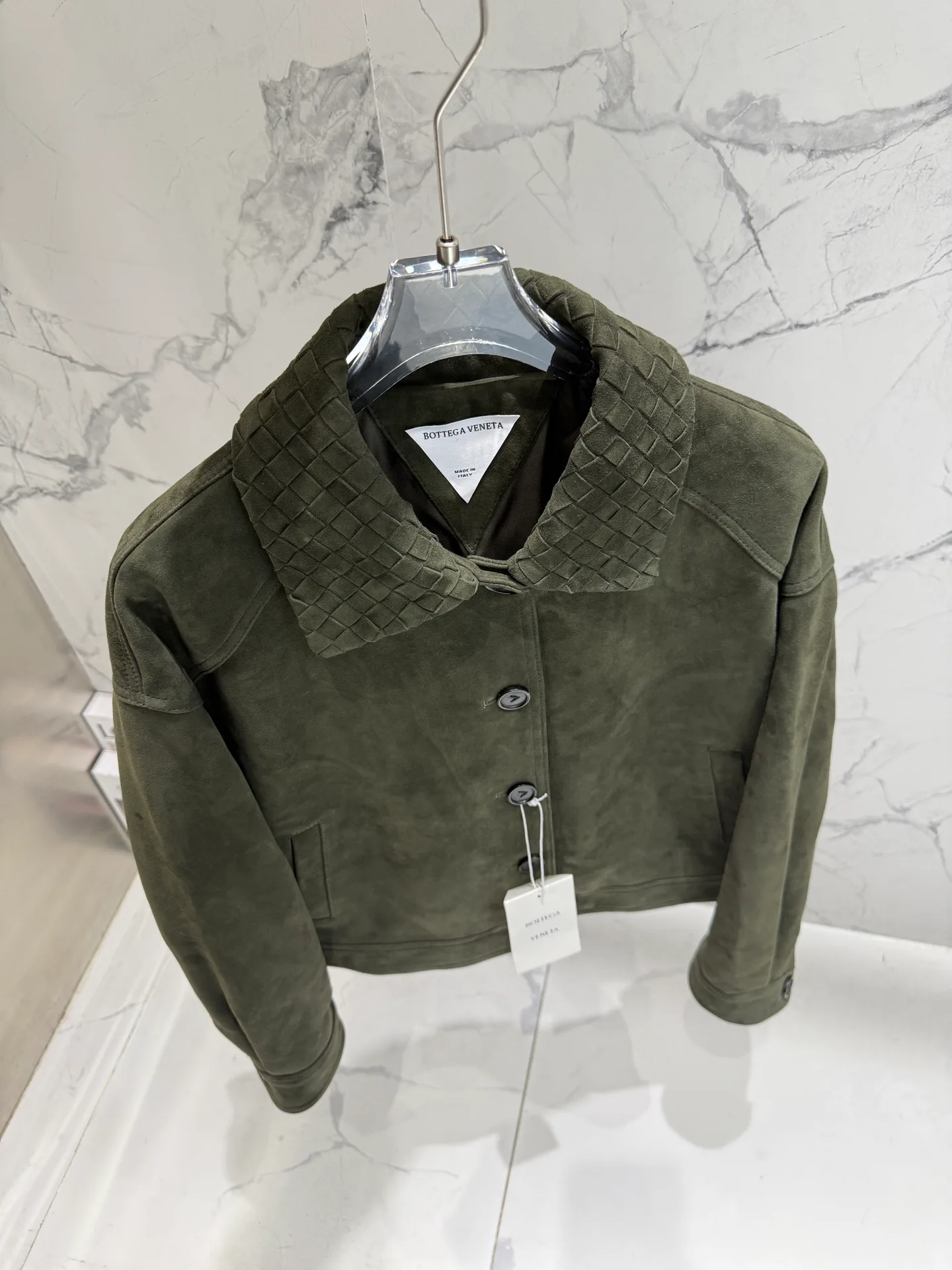 Кожаные Куртки И Дублёнки Женские Bottega Veneta 11428956