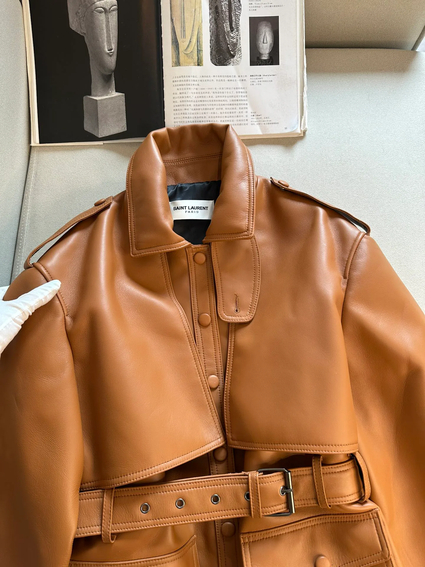 Дубленки Женские Saint Laurent 14822