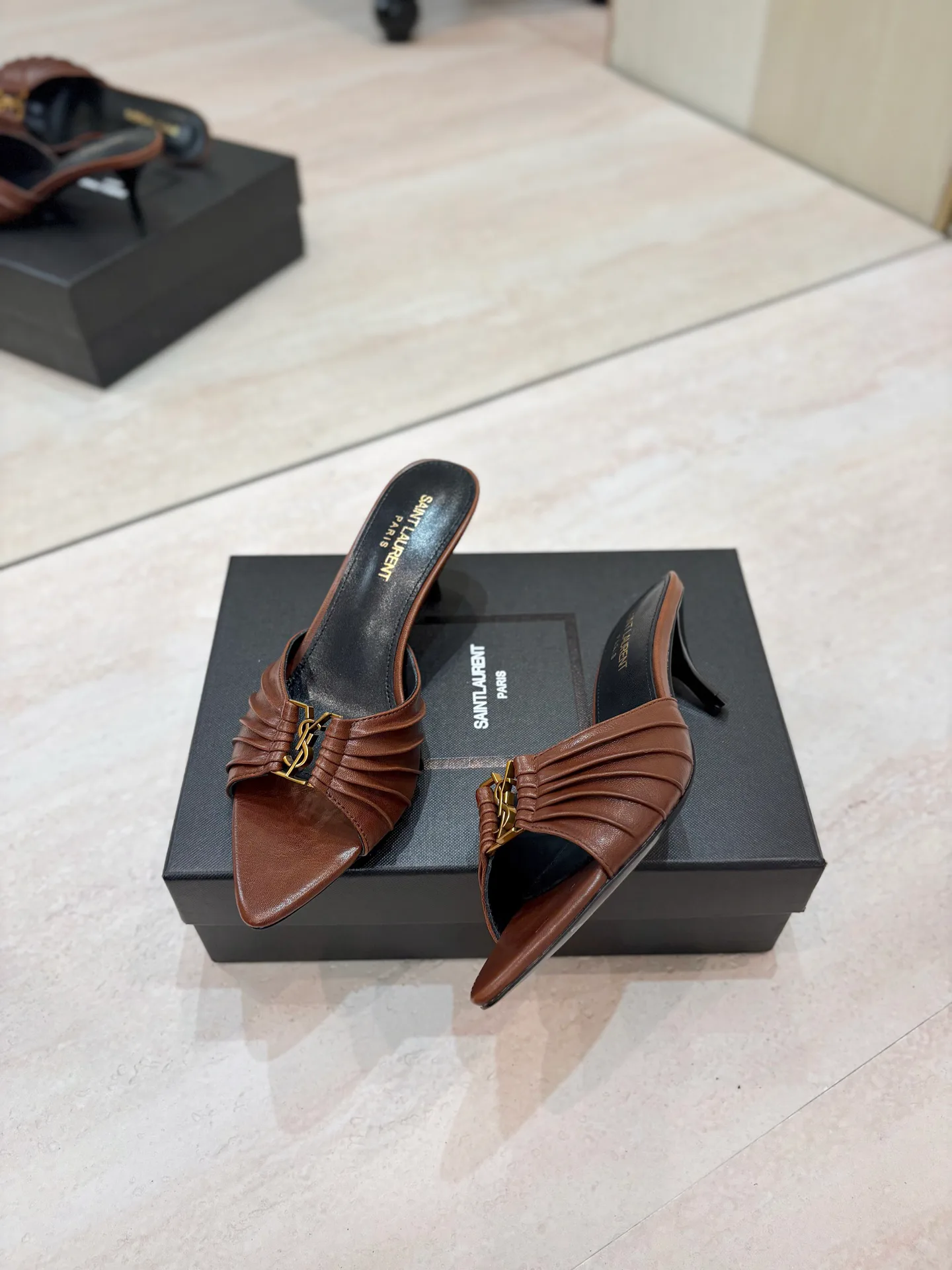 Мюли И Сабо Женские Saint Laurent 17476040