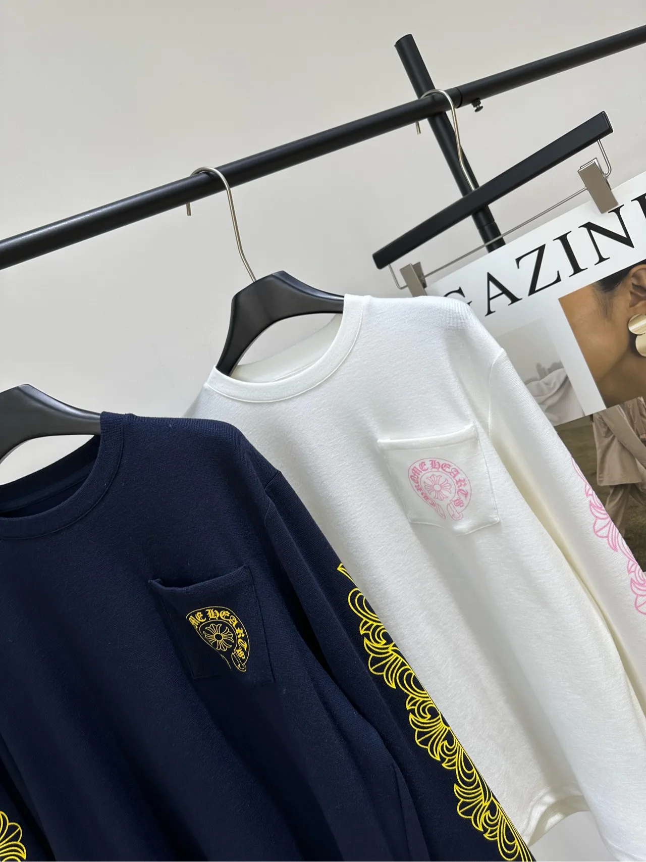 Лонгсливы Мужские Chrome Hearts 11209360