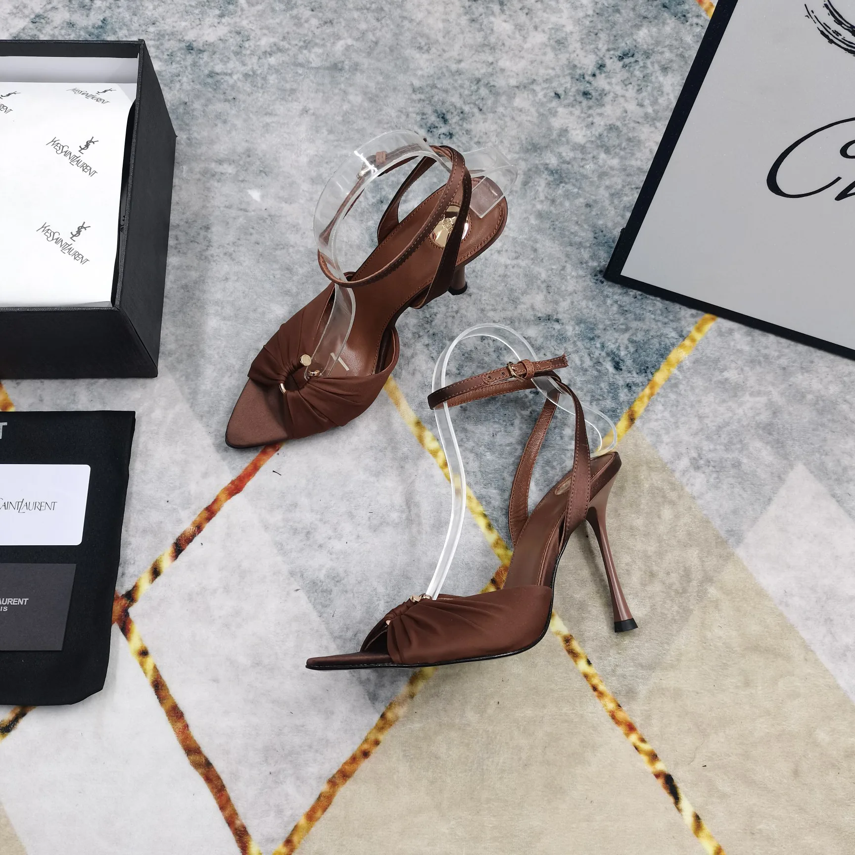 Босоножки Женские Saint Laurent 29062