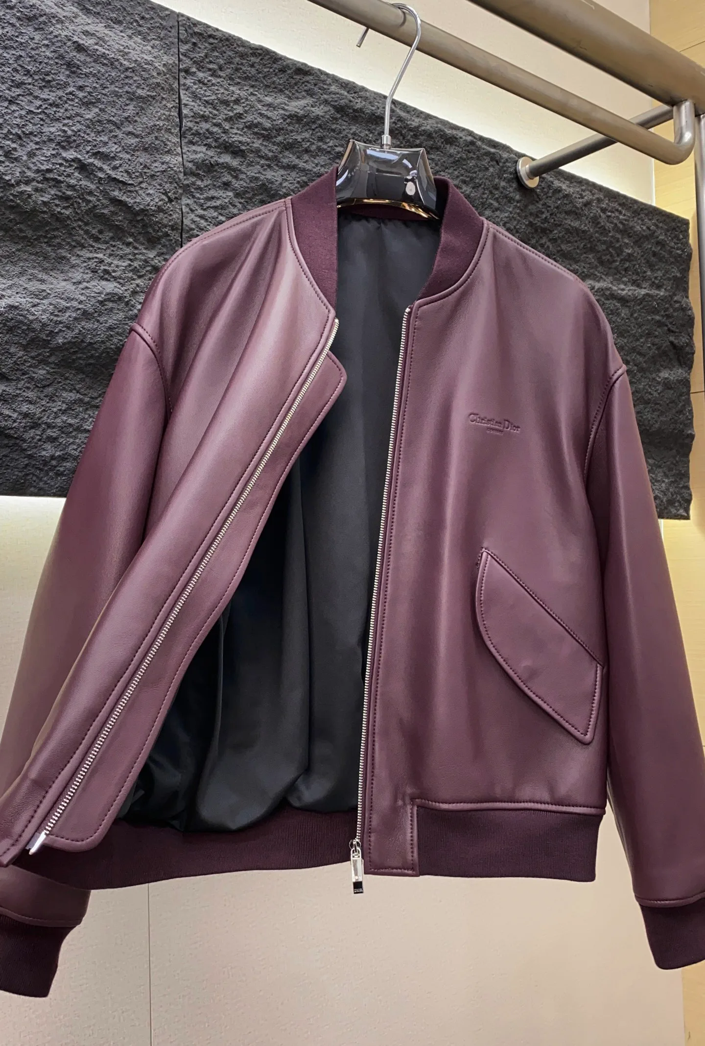 Кожаные Куртки И Дублёнки Мужские Christian Dior 608142