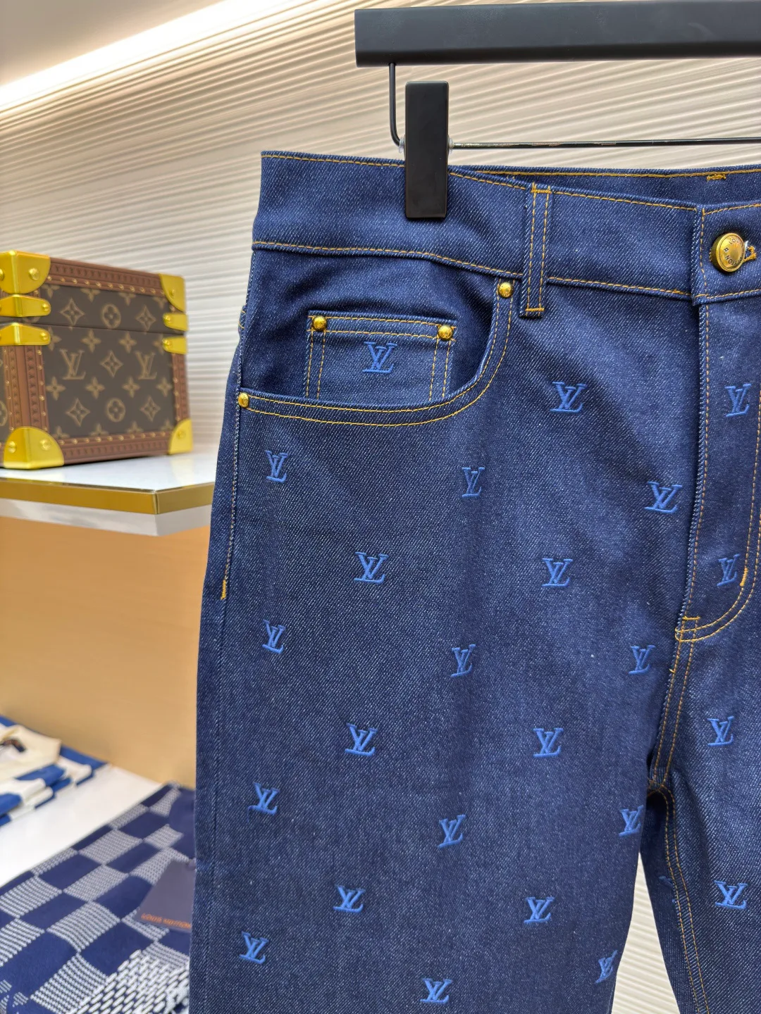 Джинсы Мужские Louis Vuitton 7018636