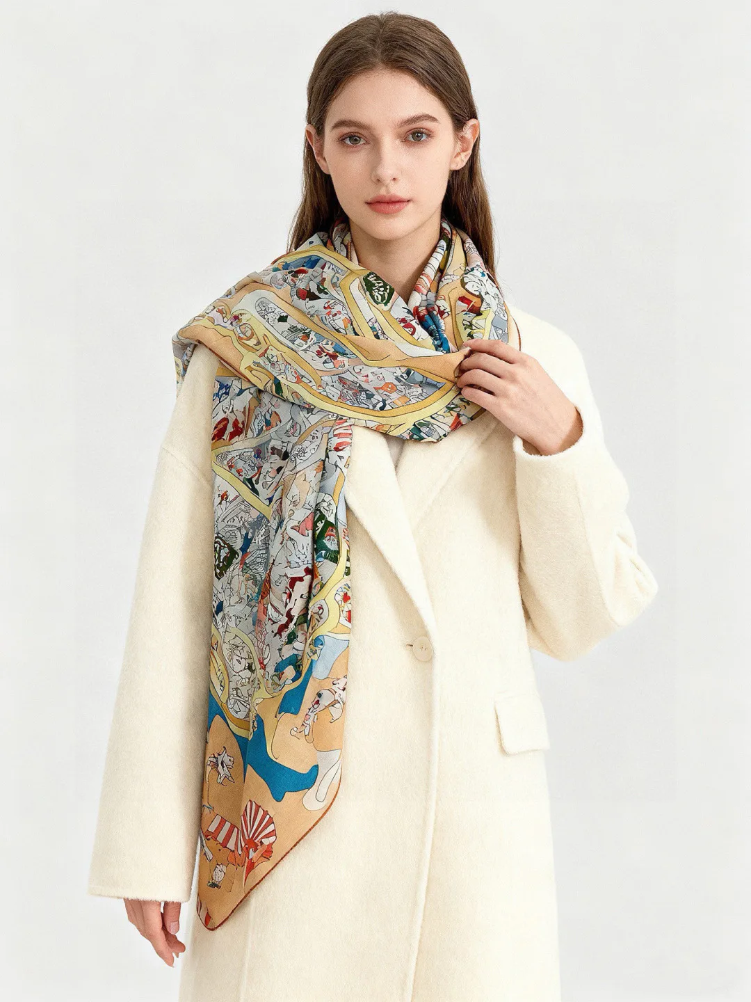 Шарфы Hermes 895212