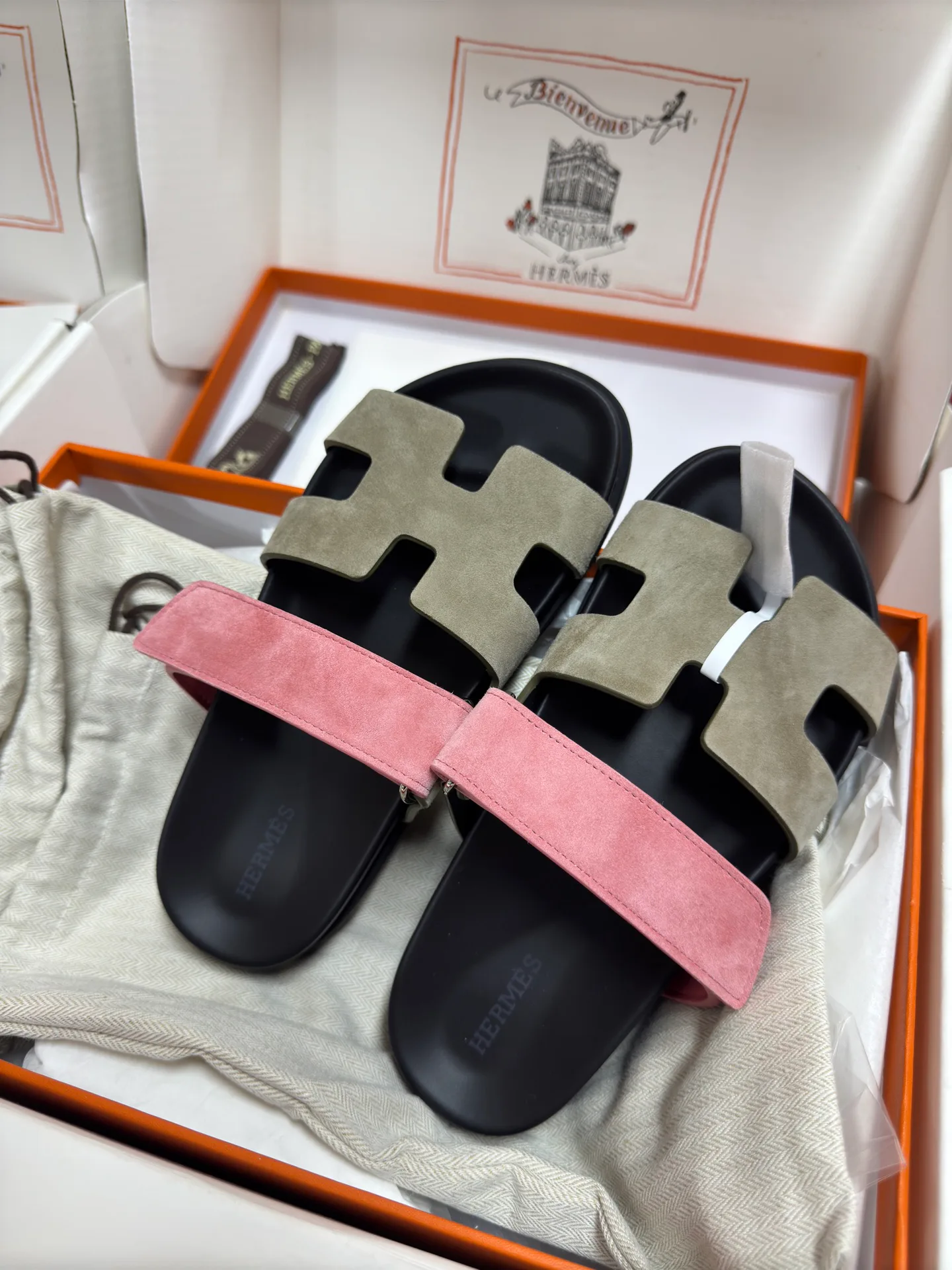 Шлепанцы Женские Hermes 5688