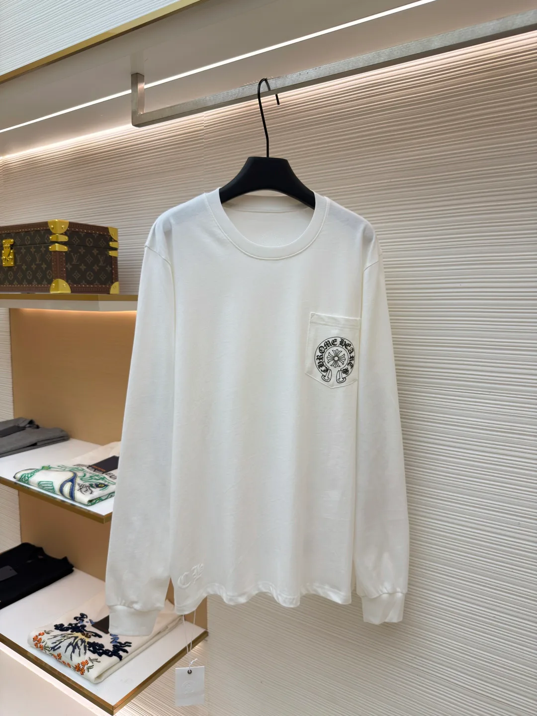 Лонгсливы Мужские Chrome Hearts 11399343
