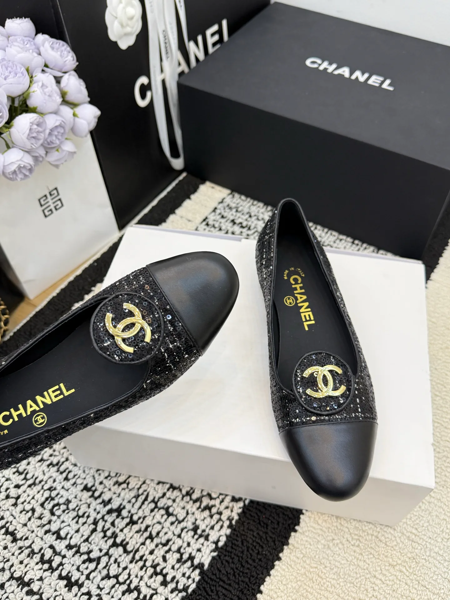 Балетки Женские Chanel 1224441