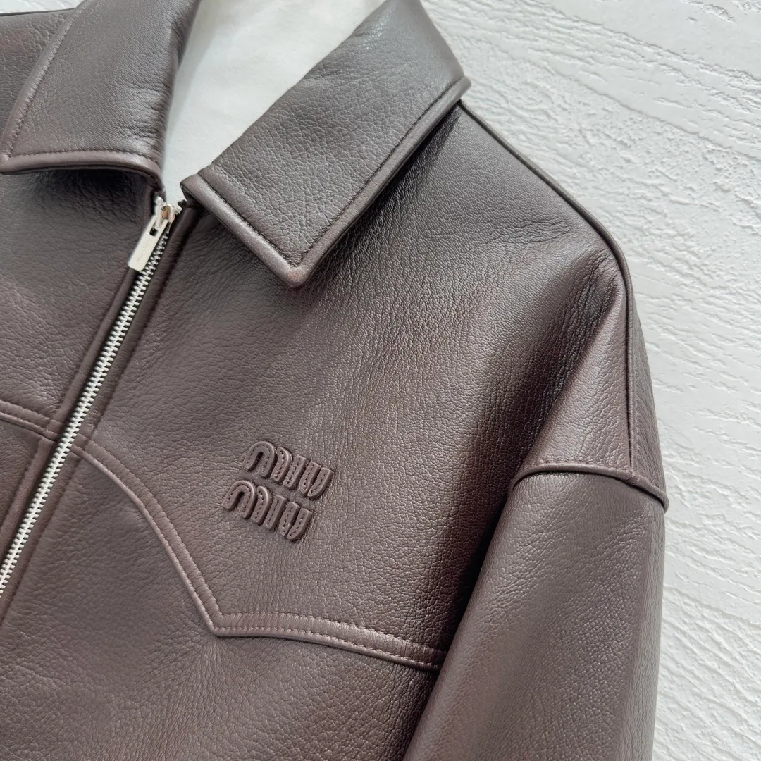 Кожаные Куртки И Дублёнки Женские Miu Miu 11526289