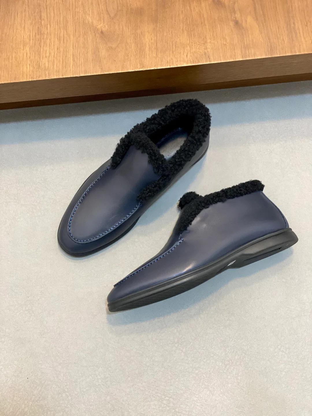 Мокасины Мужские Loro Piana 4489294