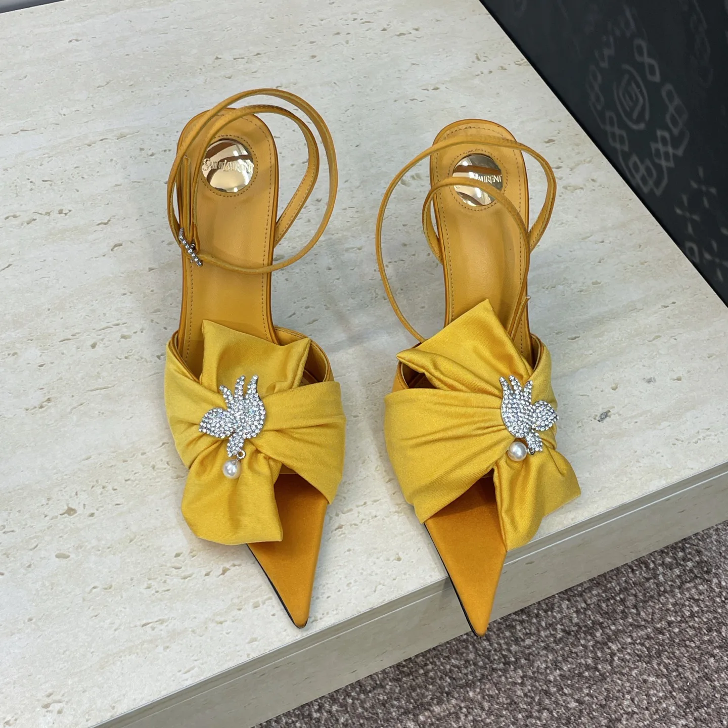 Босоножки Женские Saint Laurent 3009071