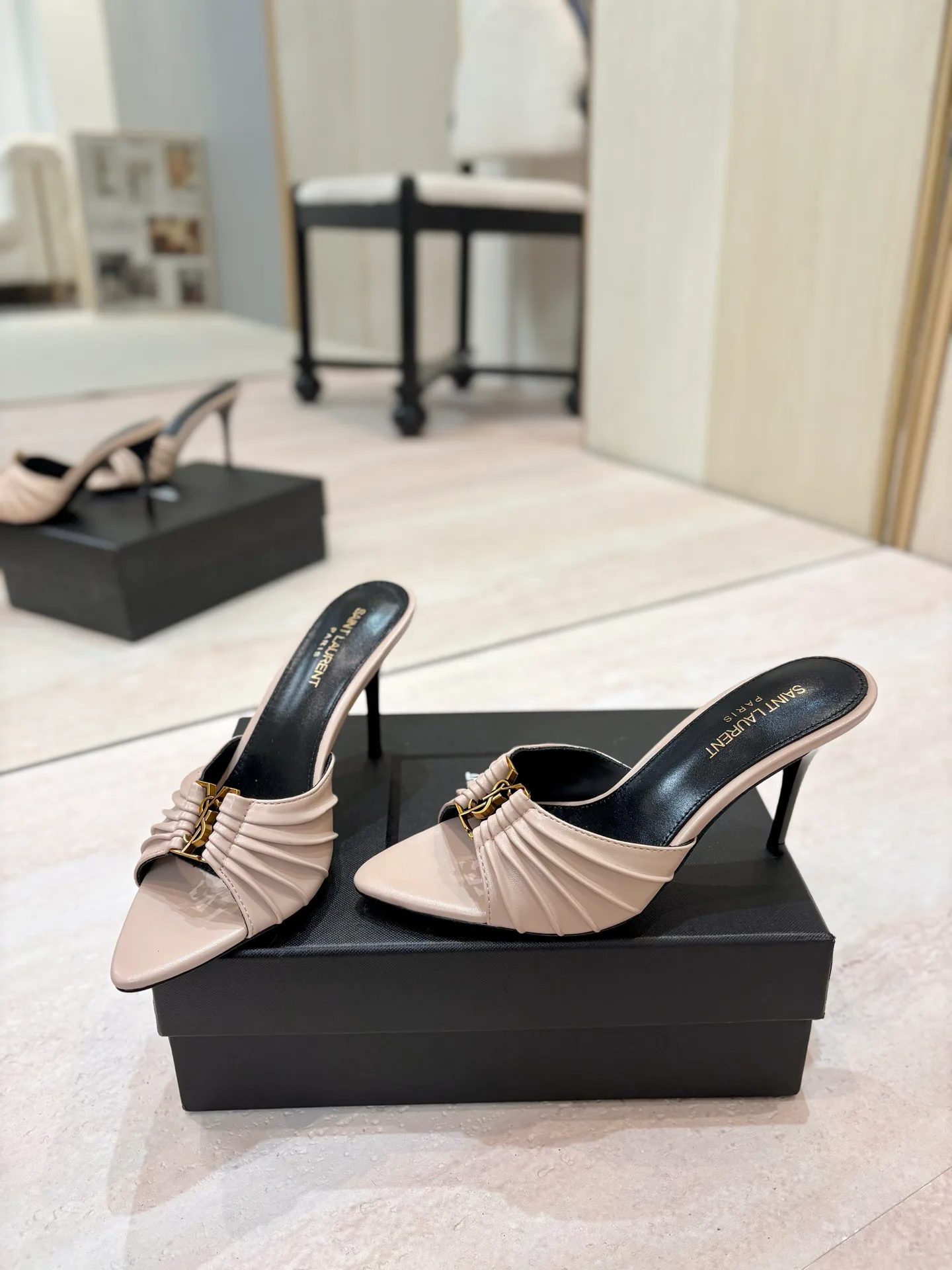 Мюли И Сабо Женские Saint Laurent 17476059