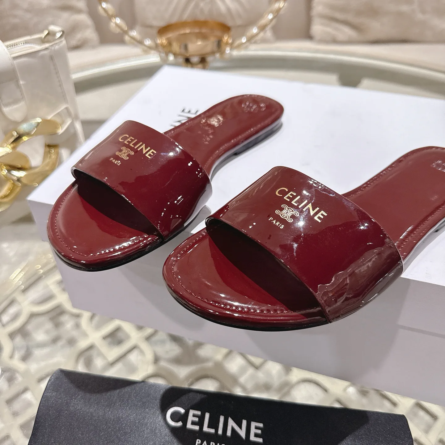 Шлепанцы Женские Celine 2375702