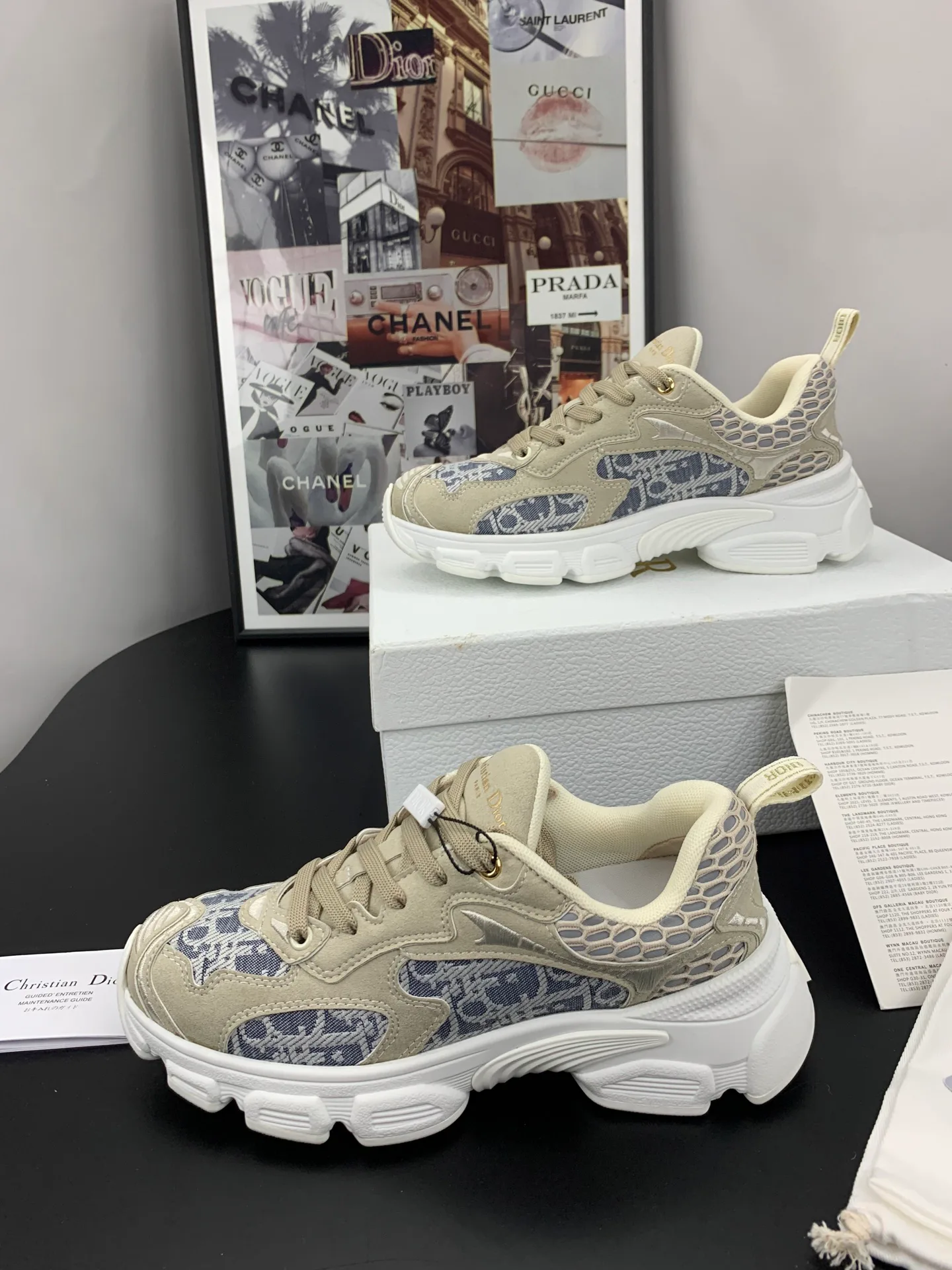 Кроссовки Женские Christian Dior 17545284
