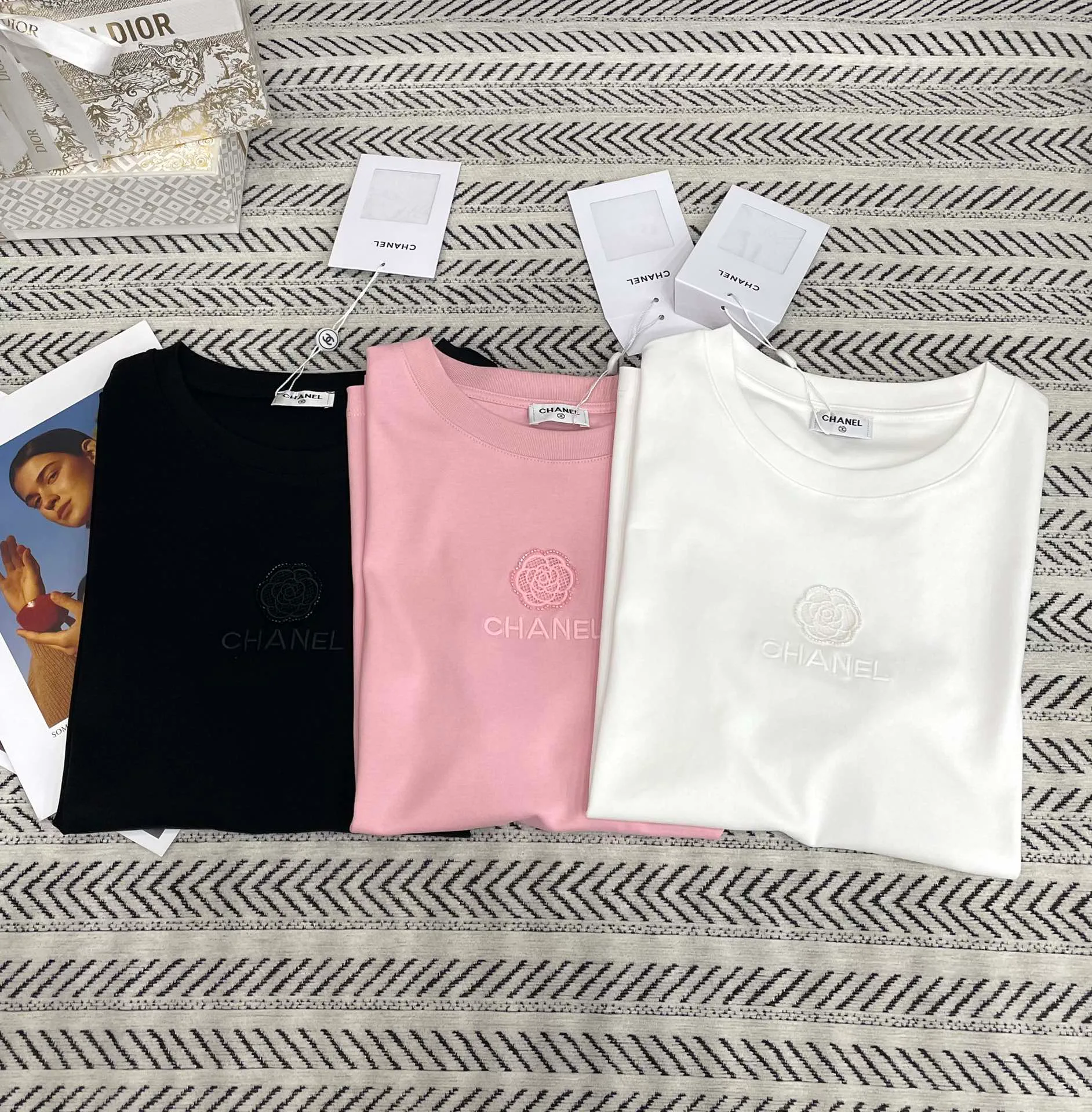 Футболки Женские Chanel 1856403
