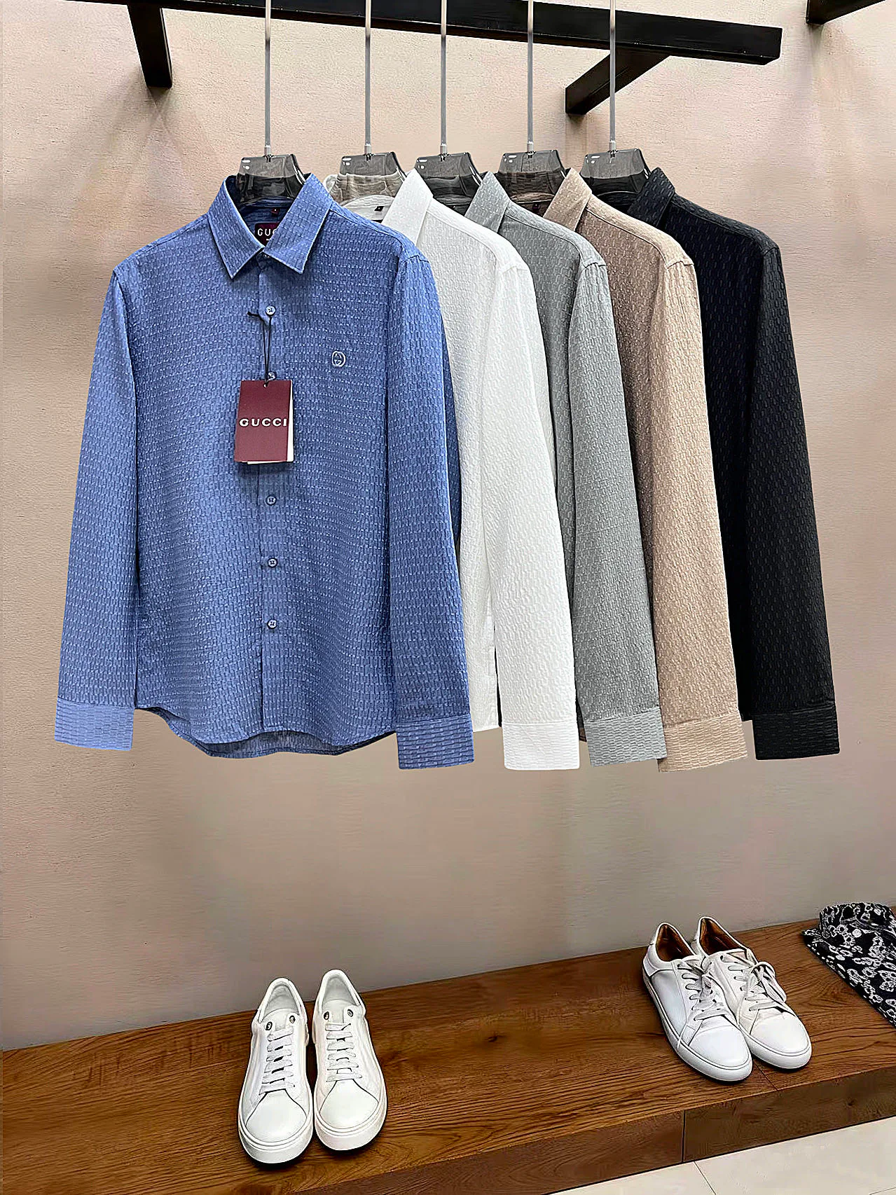 Рубашки Мужские Gucci 18097937