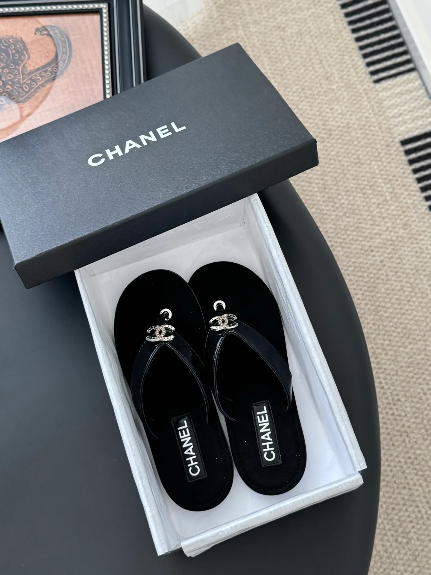 Шлепанцы Женские Chanel 1818713