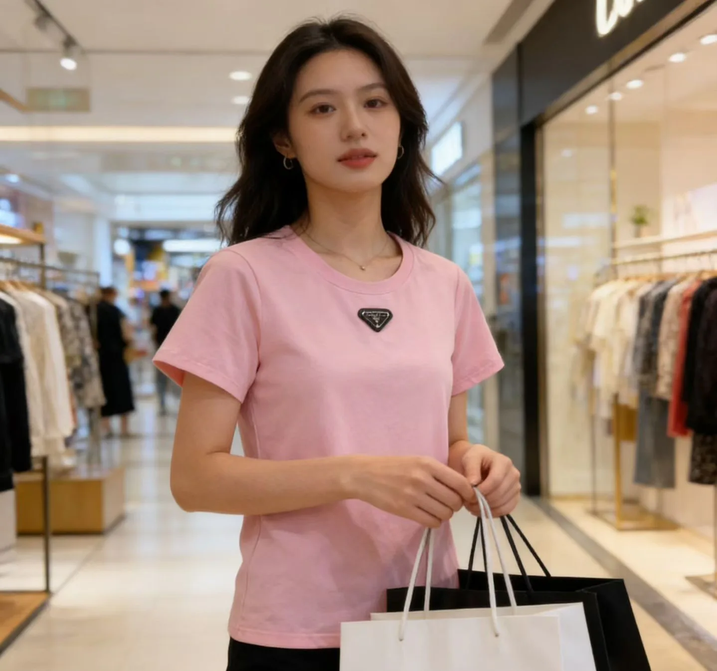 Футболки Женские Prada 1495490