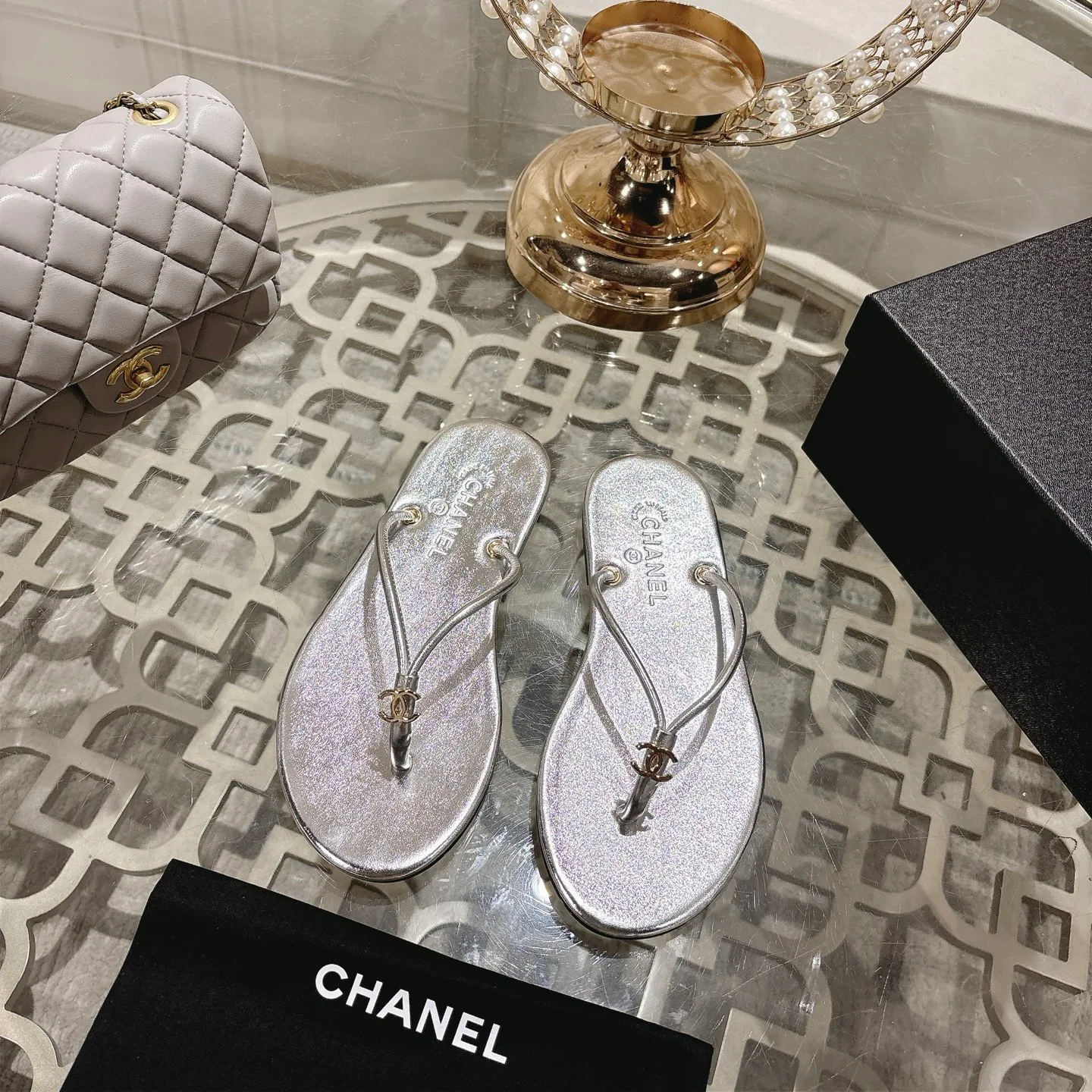 Шлепанцы Женские Chanel 11616665