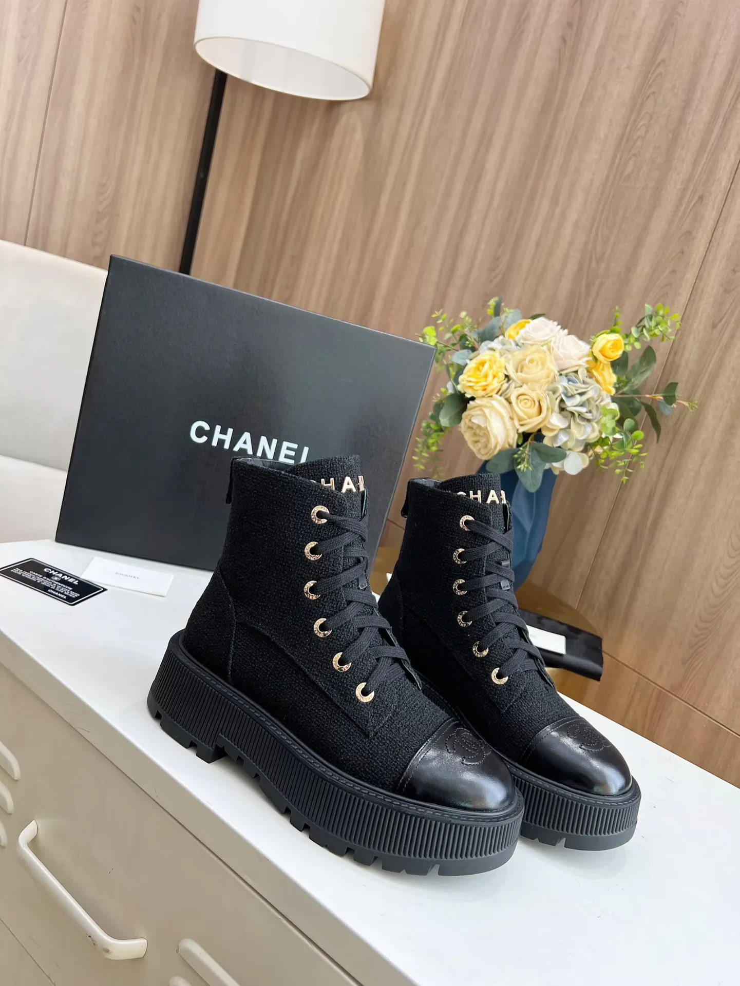 Ботинки Женские Chanel 1275066
