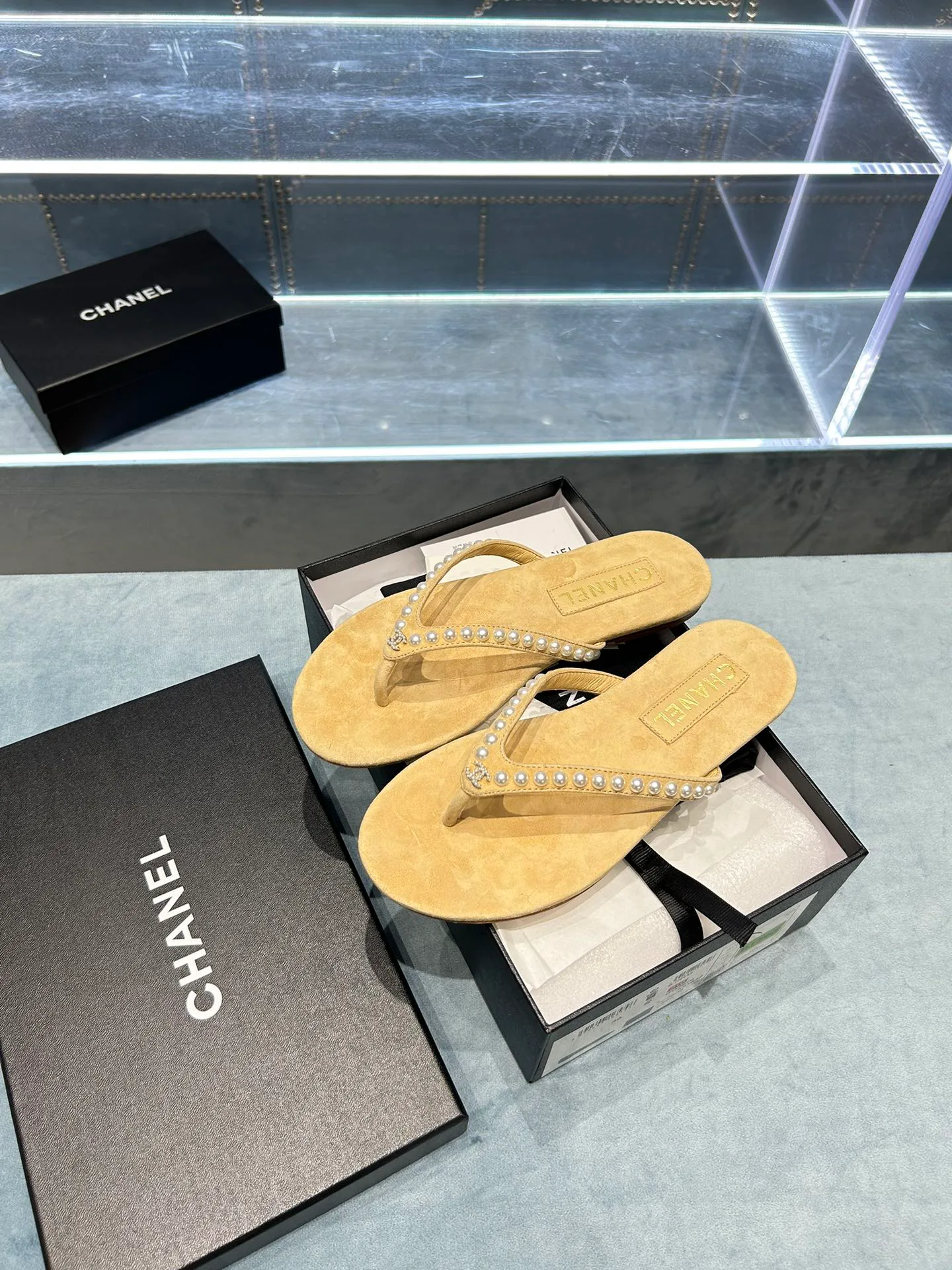 Шлепанцы Женские Chanel 18955