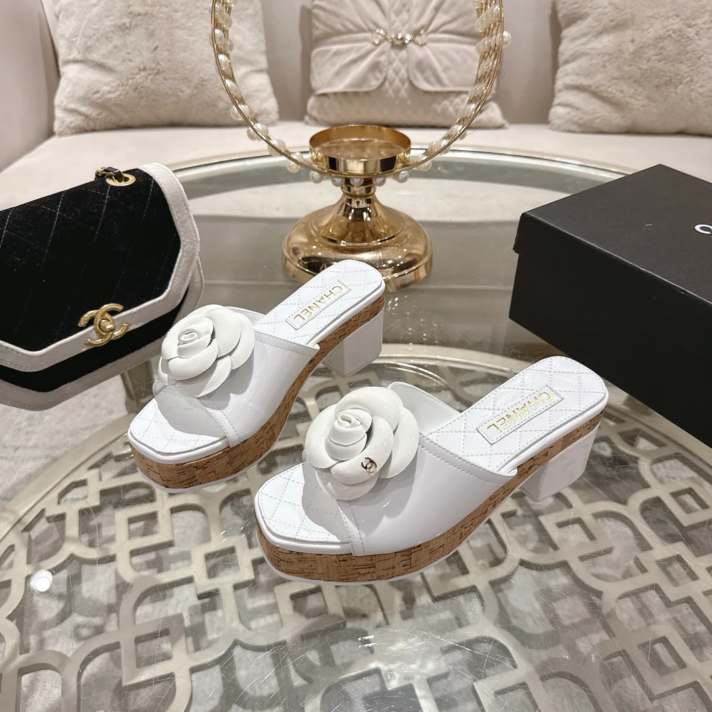 Босоножки Женские Chanel 1529121