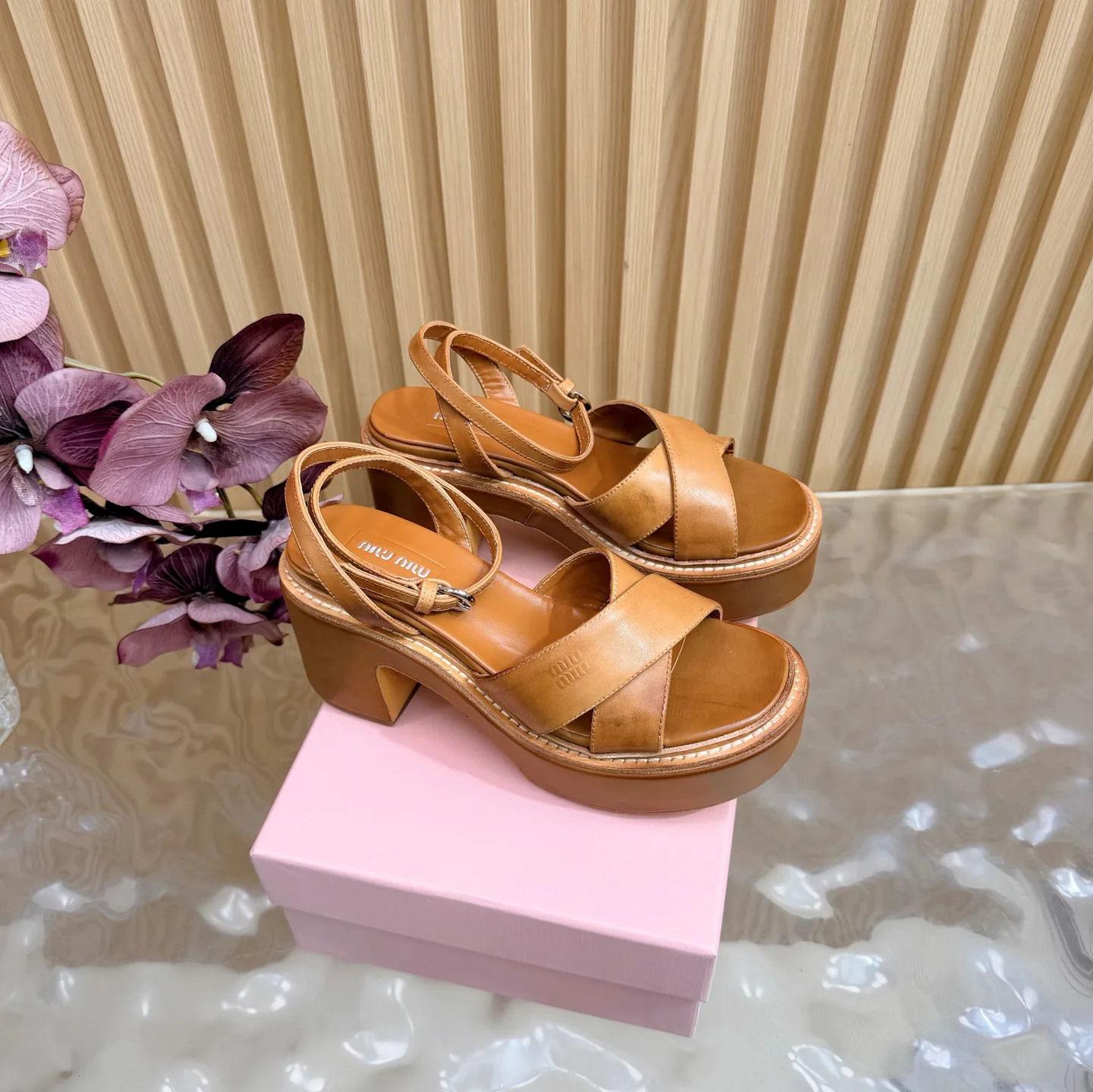 Босоножки Женские Miu Miu 11432092