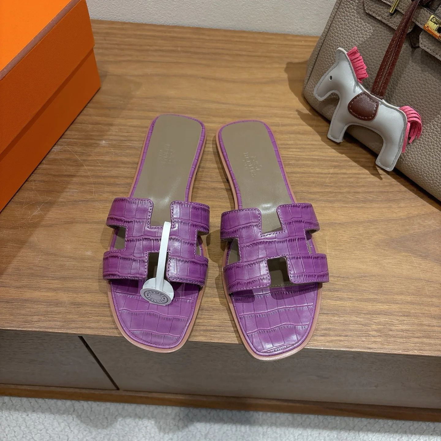 Шлепанцы Женские Hermes 873855