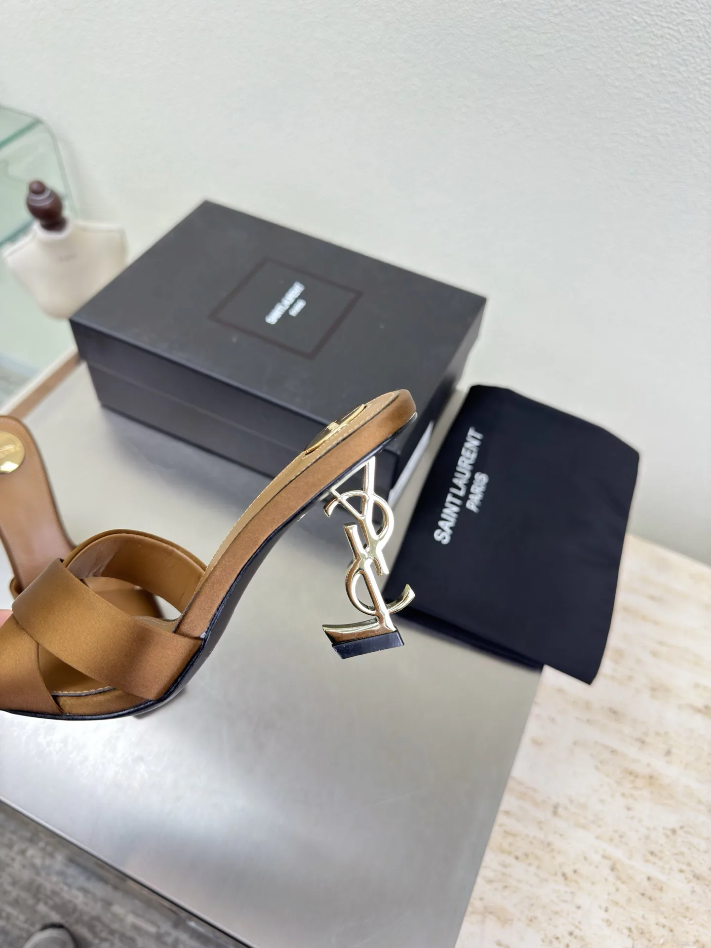 Босоножки Женские Saint Laurent 1693065