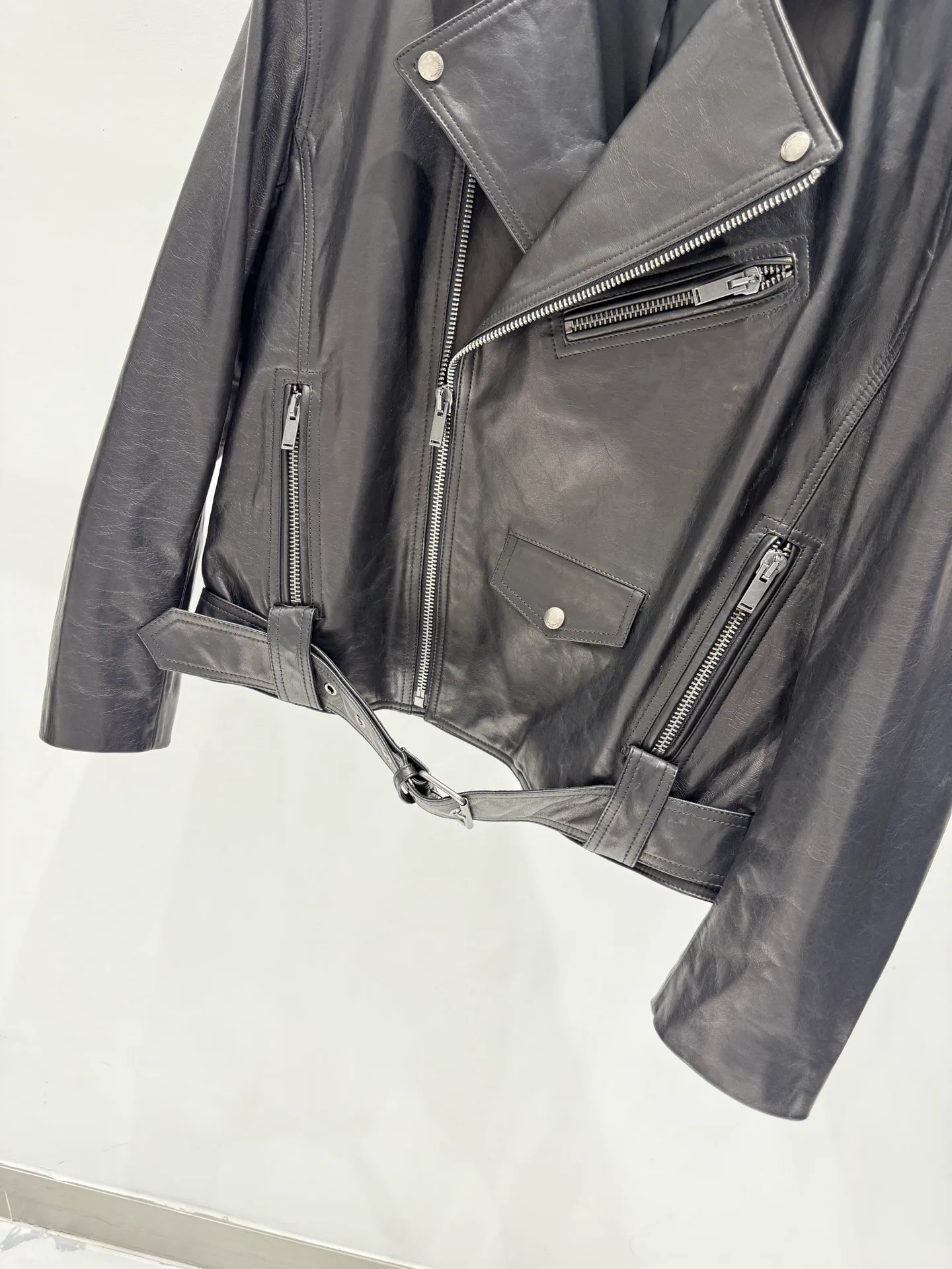 Кожаные Куртки И Дублёнки Женские Saint Laurent 18151065