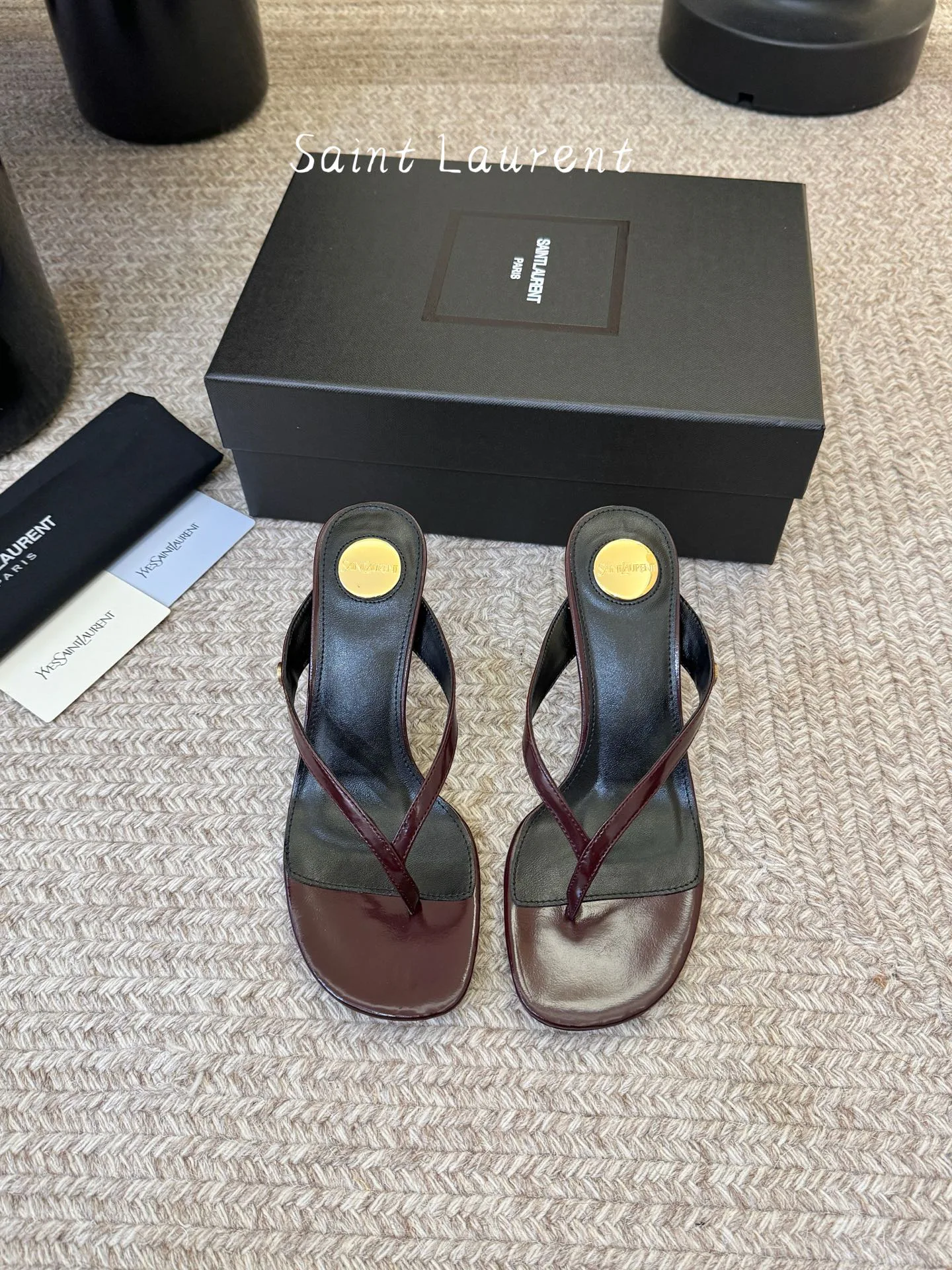 Босоножки Женские Saint Laurent 11668492