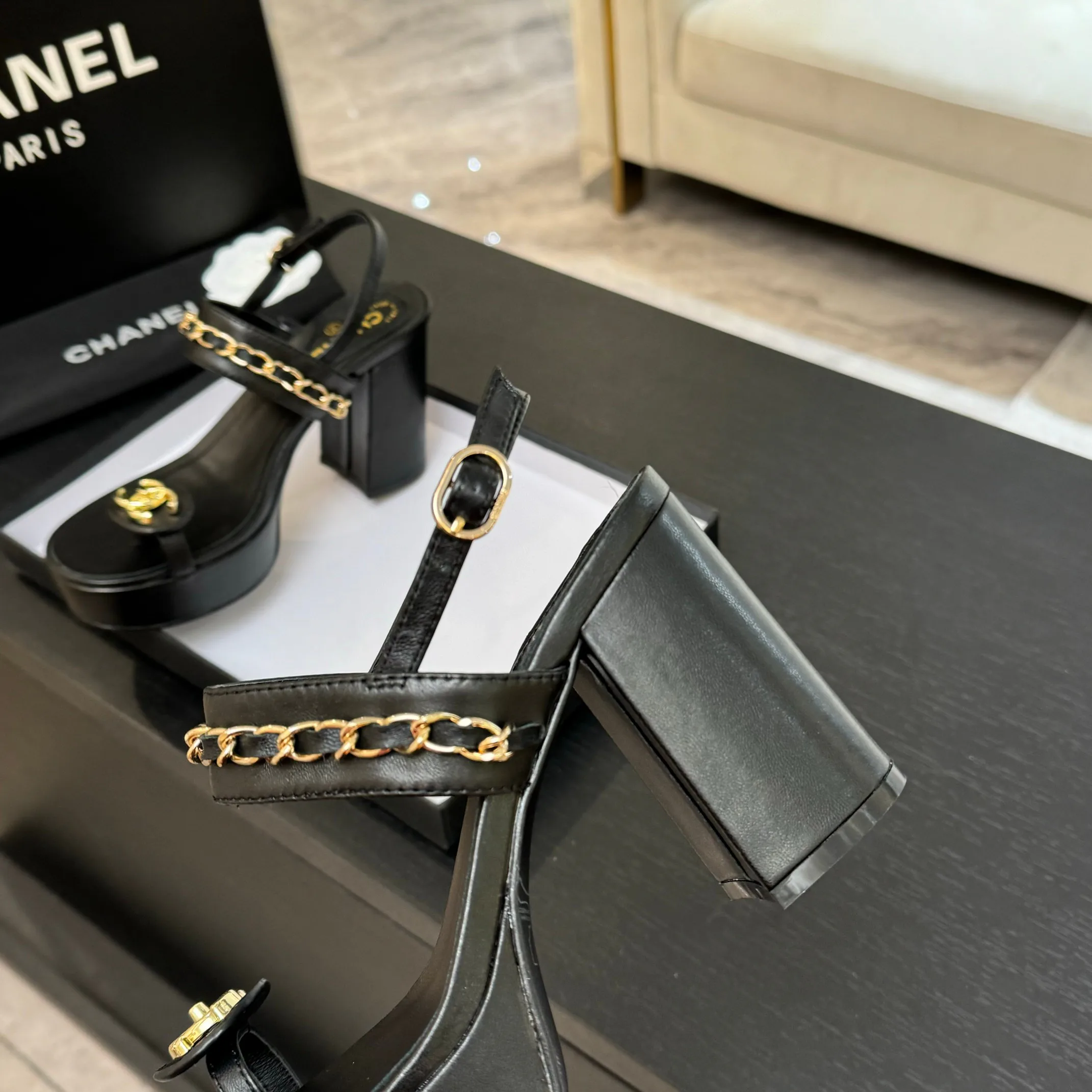 Босоножки Женские Chanel 47267