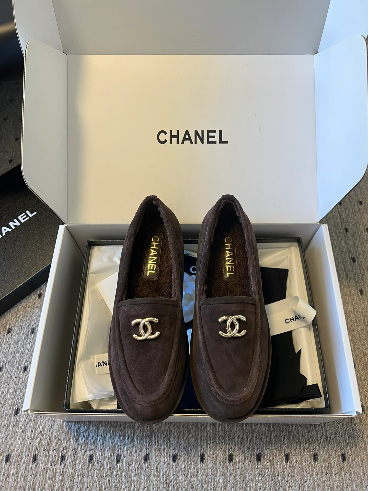 Лоферы И Мокасины Женские Chanel 18294576