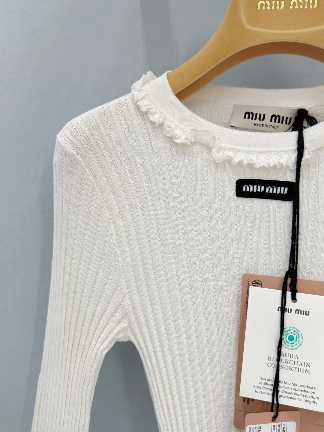Лонгсливы Женские Miu Miu 13376373