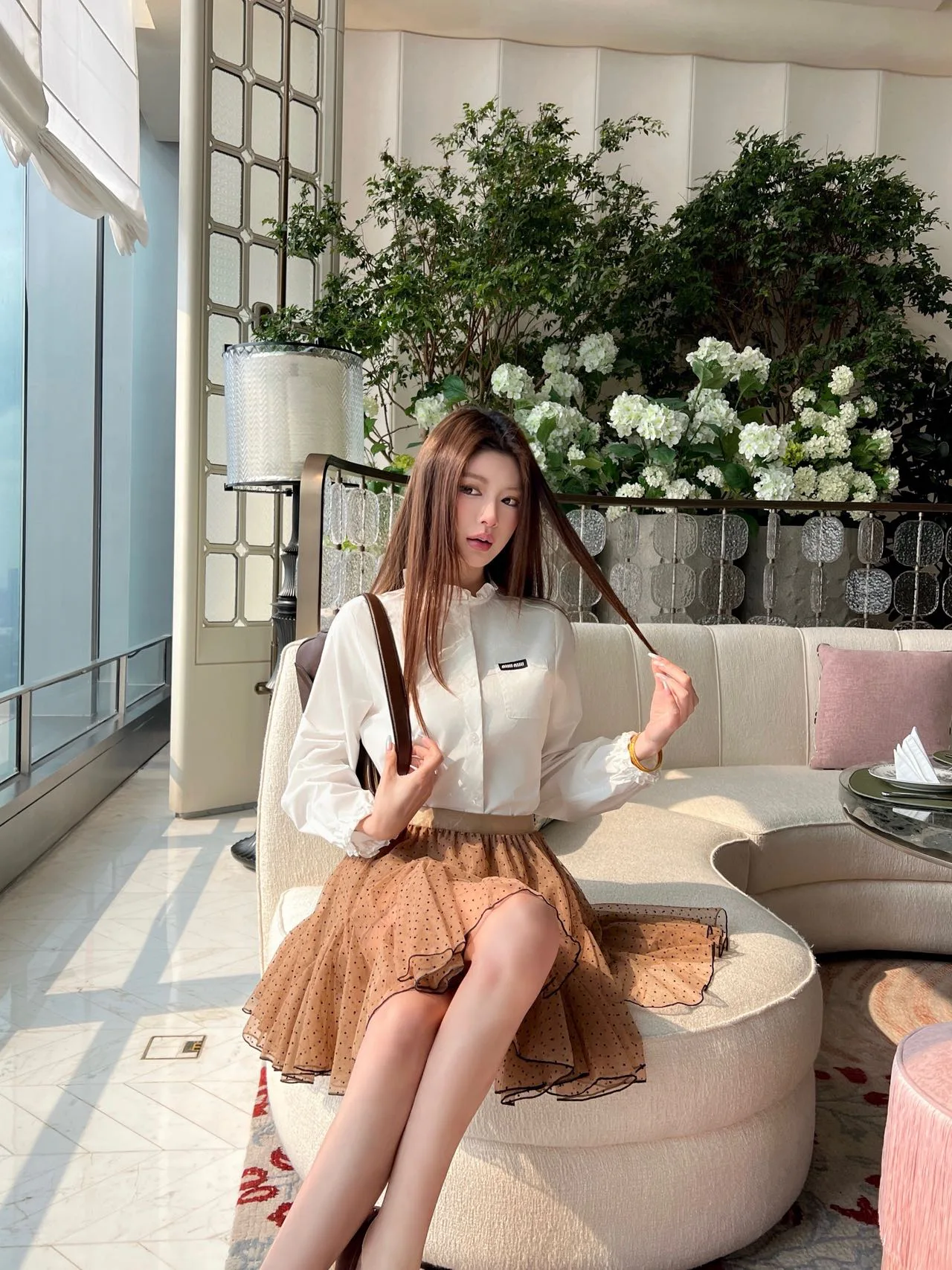 Рубашки Женские Miu Miu 12592793