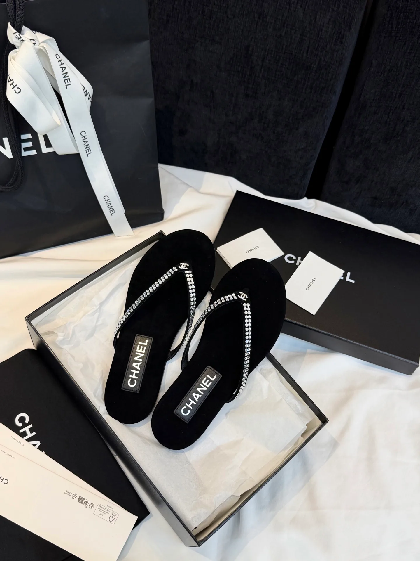 Шлепанцы Женские Chanel 13556790