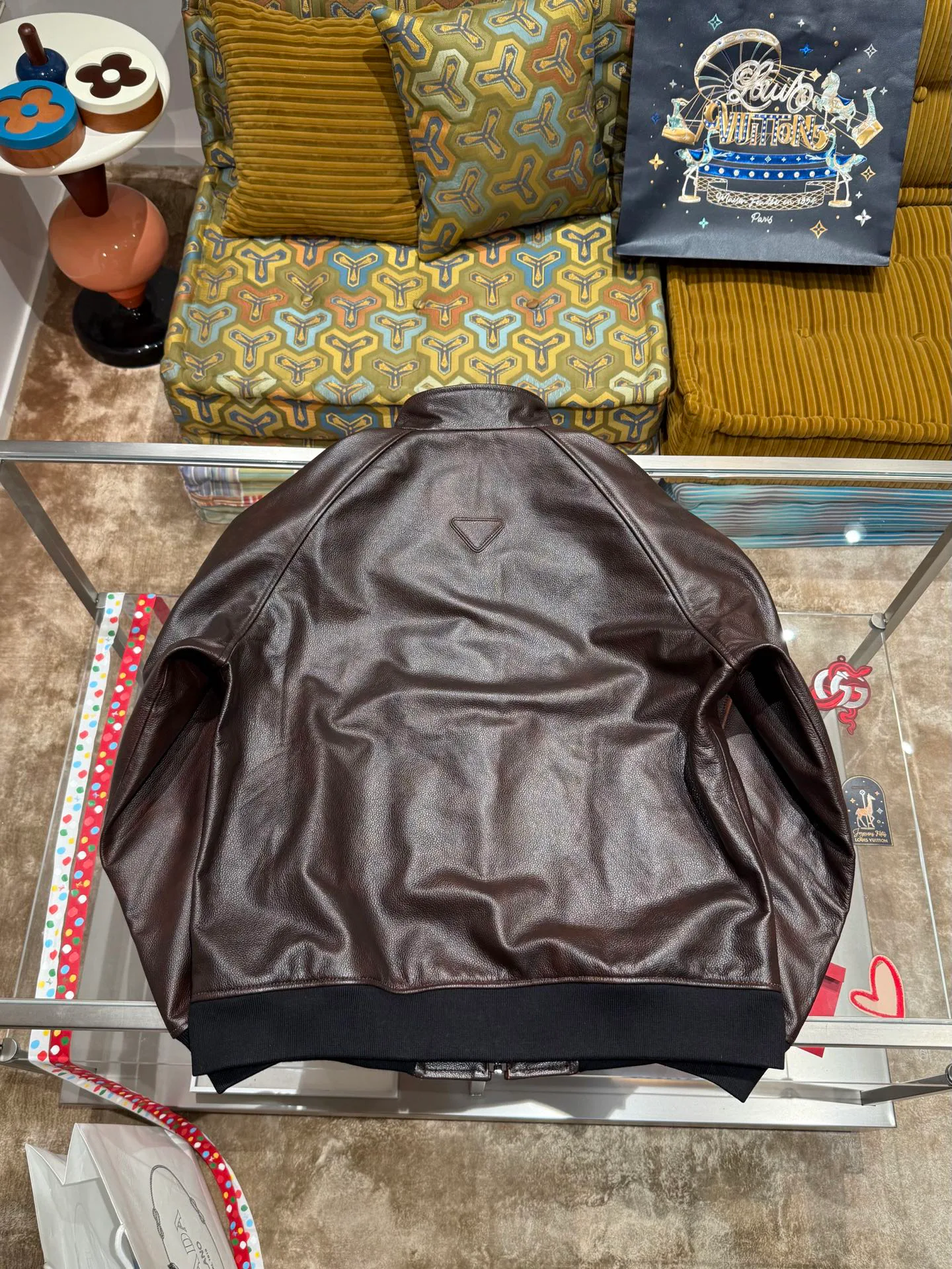 Кожаные Куртки И Дублёнки Мужские Prada 5235489