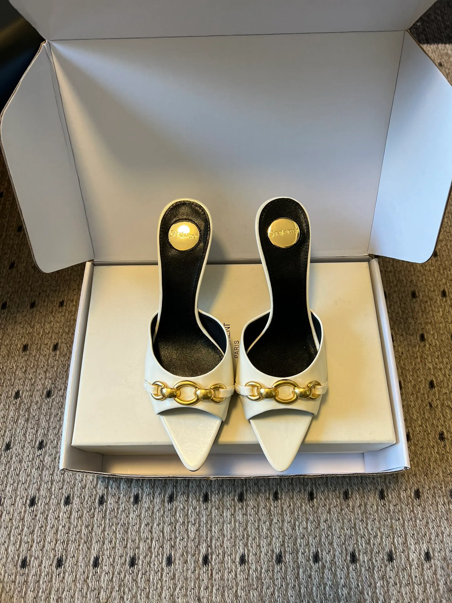 Босоножки Женские Saint Laurent 10835472