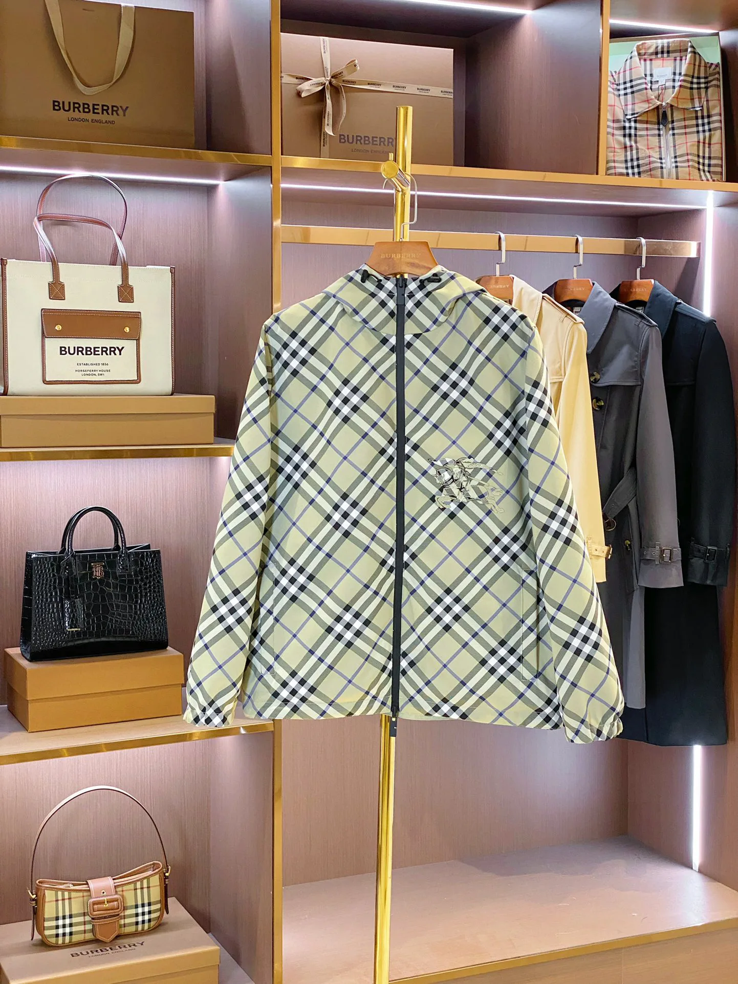 Куртки И Пуховики Женские Burberry 8328