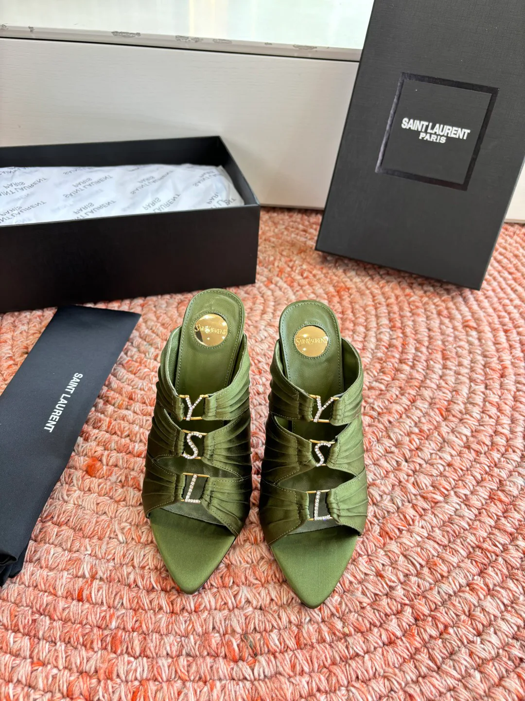 Босоножки Женские Saint Laurent 10211616