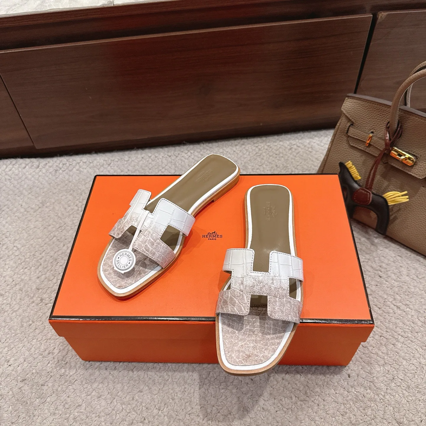 Шлепанцы Женские Hermes 17480668