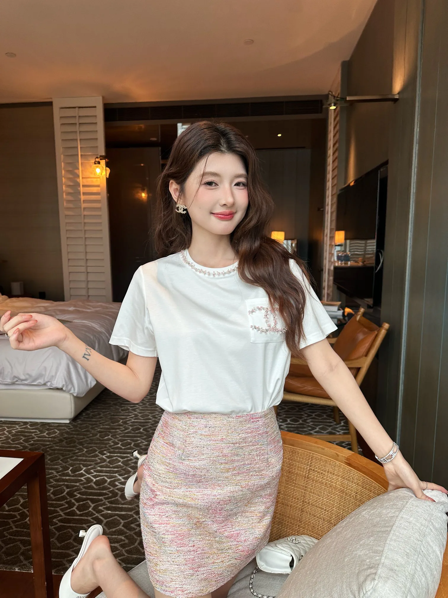 Футболки Женские Chanel 11587824