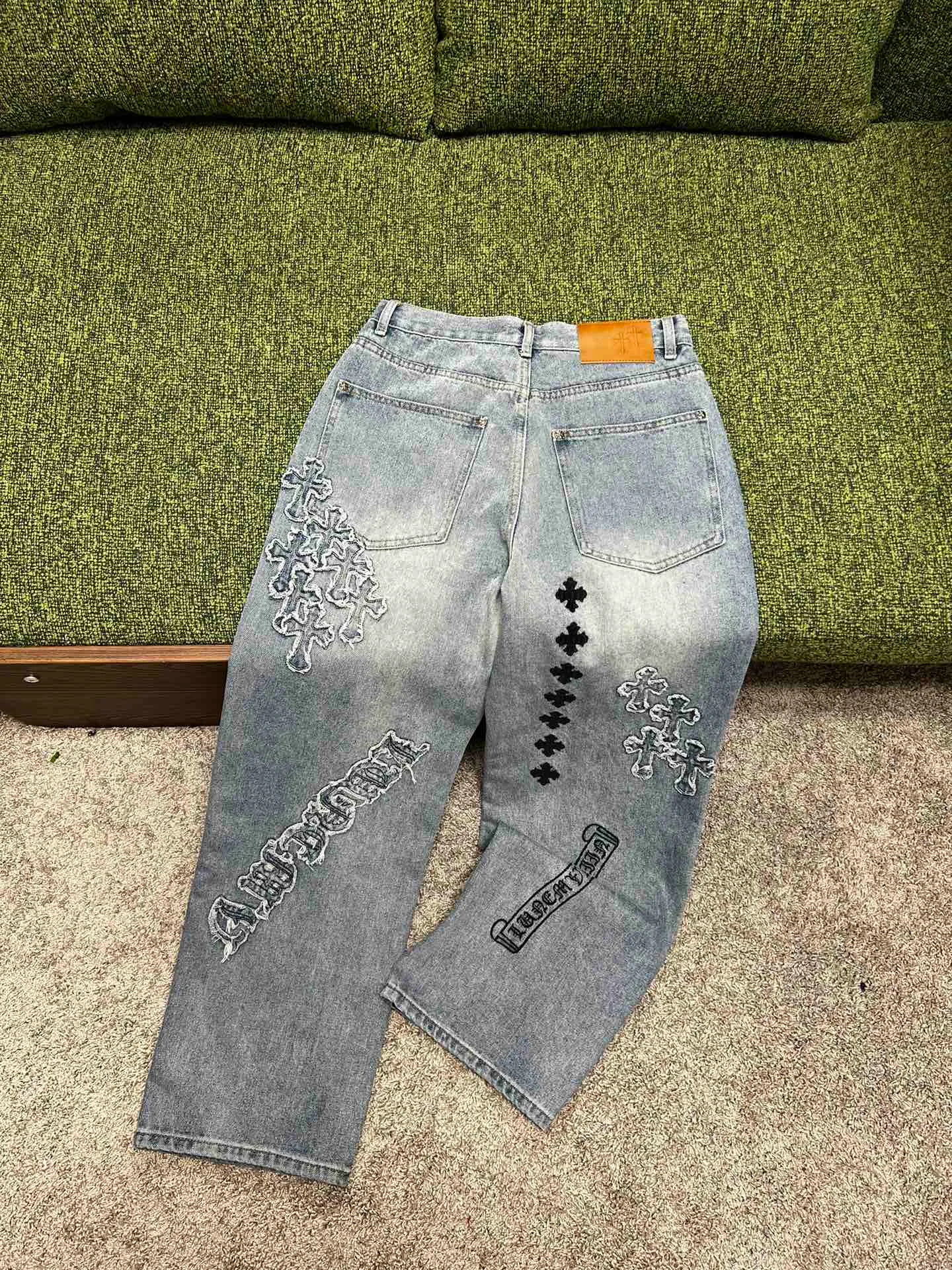 Джинсы Женские Chrome Hearts 1408896