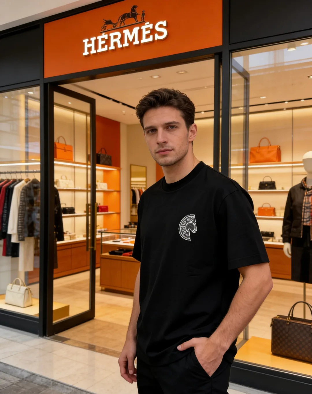 Футболки Мужские Hermes 13442022