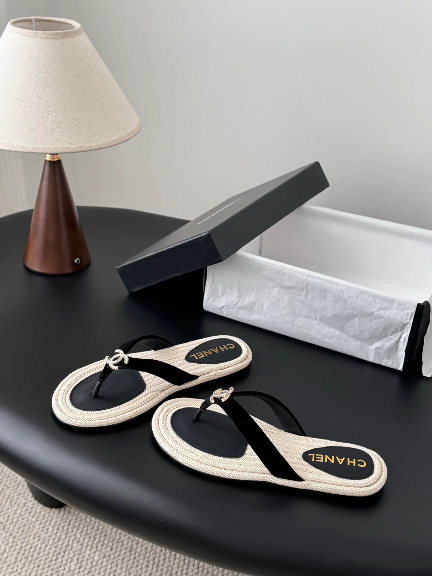 Шлепанцы Женские Chanel 1446592