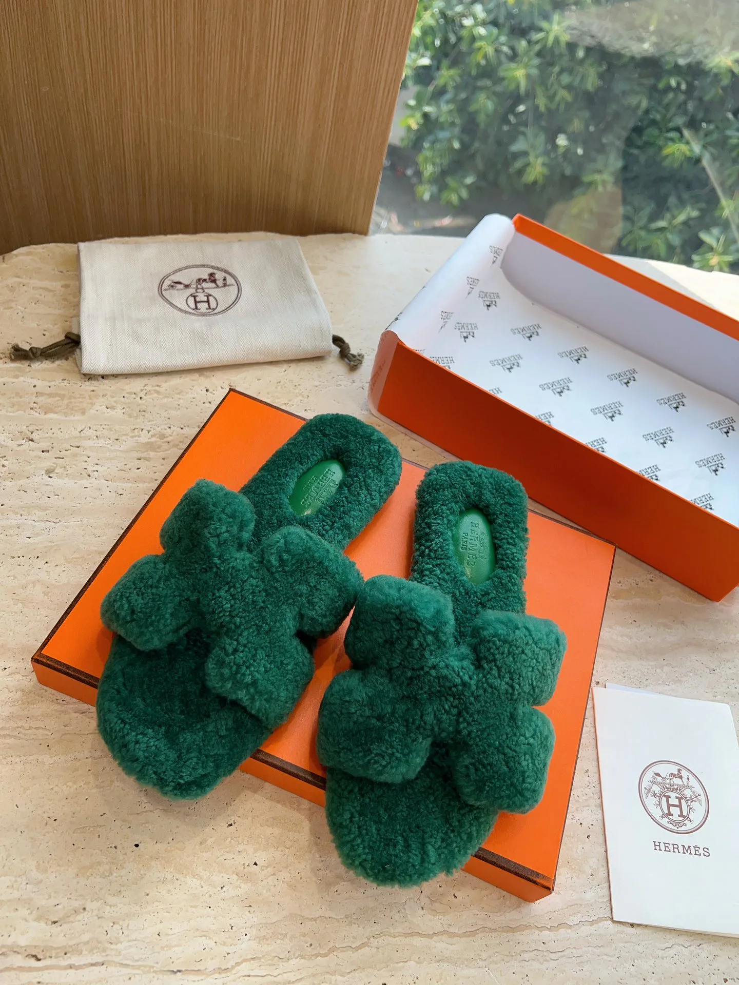 Тапочки Женские Hermes 18053292