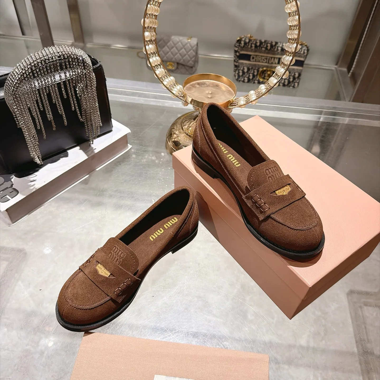 Лоферы И Мокасины Женские Miu Miu 19685802
