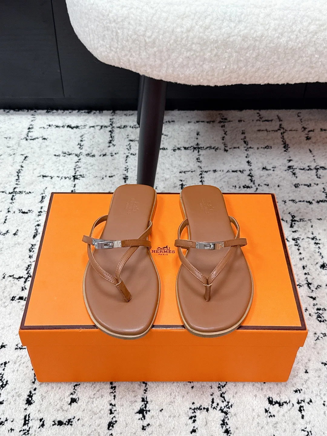 Шлепанцы Женские Hermes 11237976