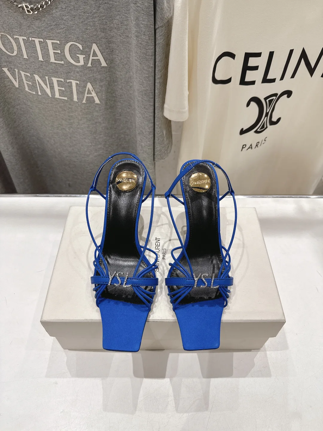 Босоножки Женские Saint Laurent 11623319
