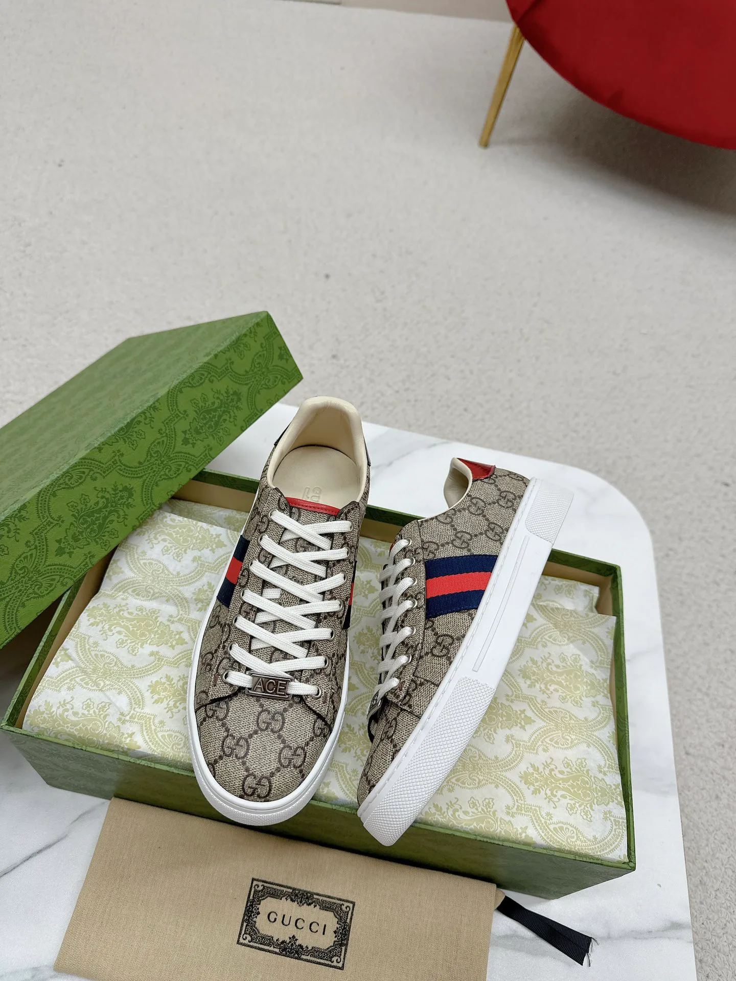 Кеды Женские Gucci 489524